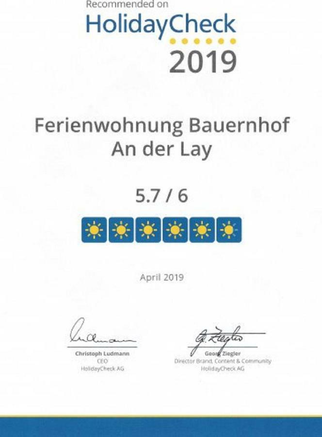 Ferienhof An Der Lay Kerpen  Kültér fotó